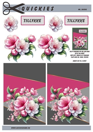 3D ark Quickies Æbleblomster
