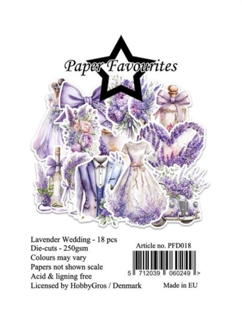 Paper Favourites Die-Cuts "Lavender Wedding" PFD018
