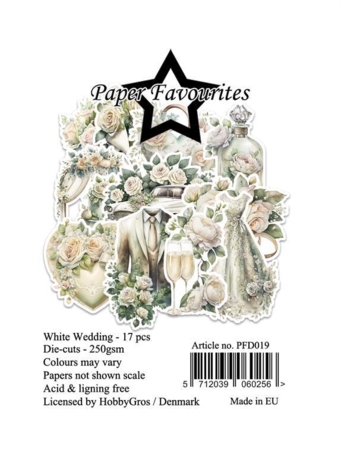 Paper Favourites Die-Cuts "White Wedding" PFD019
