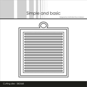Simple and Basic die "All lined up - Square" SBD568