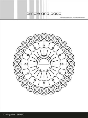 Simple and Basic die "Decorative treatbag topper" SBD570