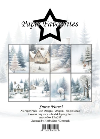 Paper Favourites Paper Pack "Snow Forest" PFA587