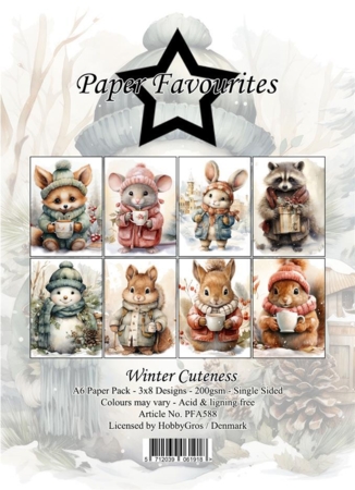 Paper Favourites Paper Pack "Winter Cuteness" PFA588