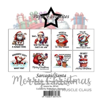 Paper Favourites Paper Pack "Sarcastic Santa" PF545