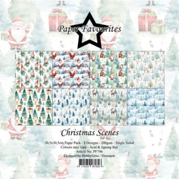 Paper Favourites Paper Pack "Christmas Scenes" PF746