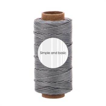 Simple and basic Polyester Thread 50m "Steel grey" SBA705