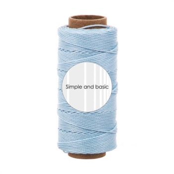 Simple and basic Polyester Thread 50m "Light blue" SBA706