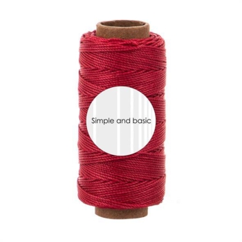 Simple and basic Polyester Thread 50m "Calm red" SBA709