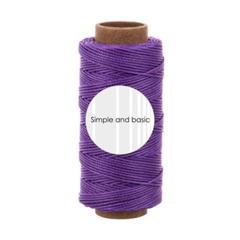 Simple and basic Polyester Thread 50m "Bright purple" SBA711