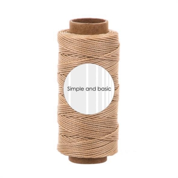 Simple and basic Polyester Thread 50m "Sand" SBA712