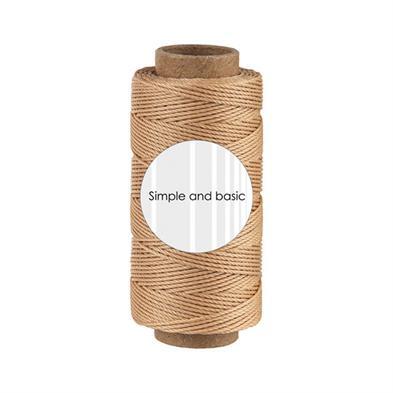 Simple and basic Polyester Thread 50m "Salted Caramel" SBA714