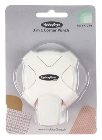 HobbyGros Tools "3 in 1 corner punch - round" HGT036