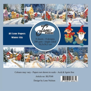 BY Lene Paperpad "Winter City" BLP368