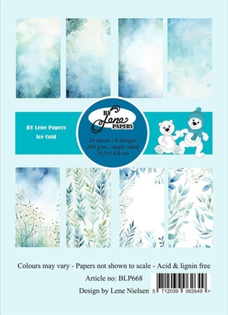 BY Lene Paperpad A6, "Ice Cold" BLP668