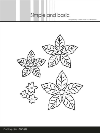 Simple and Basic die "Poinsettia" SBD597