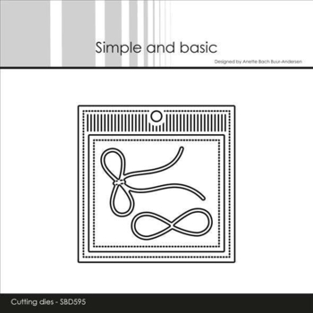 Simple and Basic die "Square gift tag" SBD595