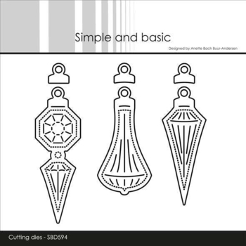 Simple and Basic die "Christmas Ornaments" SBD594