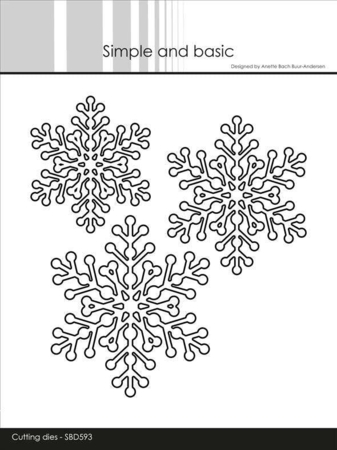 Simple and Basic die "Snowflakes" SBD593