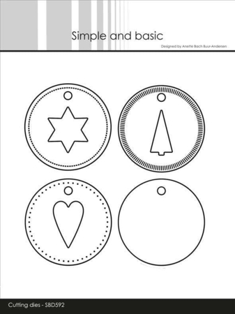 Simple and Basic die "Round tags" SBD592
