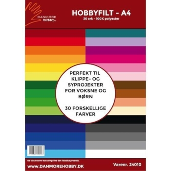 Filt 20x30cm multipakke 1,4mm x 30stk