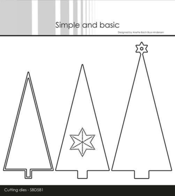 Simple and Basic die "Christmas Trees" SBD581