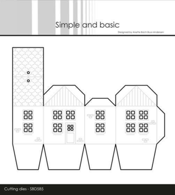 Simple and Basic die "3D House" SBD585