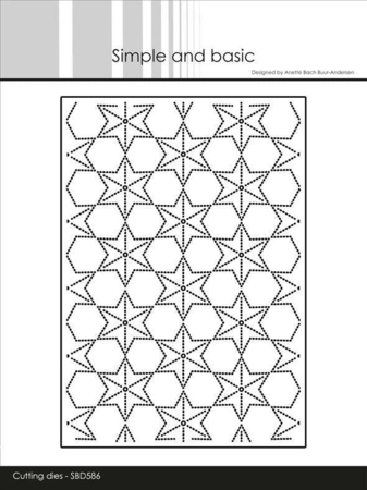 Simple and Basic die "A6 - Beautiful Stars" SBD586