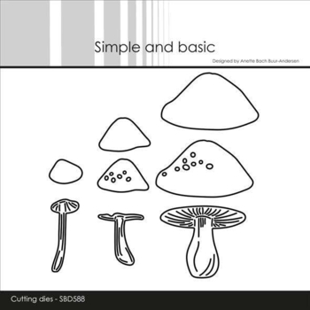 Simple and Basic die "Mushrooms" SBD588