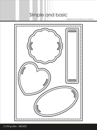 Simple and Basic die "Belts for ribbon" SBD602