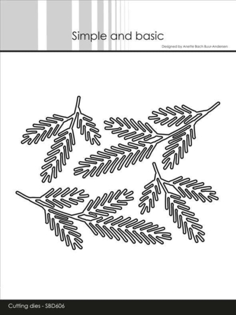 Simple and Basic die "Pine branches" SBD606
