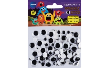 Rulleøjne 50par ass. størrelser