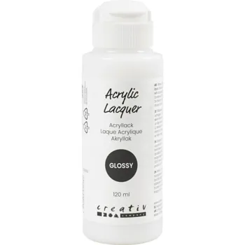 Akryllak, blank,  120ml