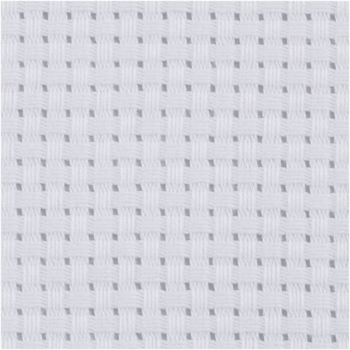 Aidastof hvid, str. 50x50cm, 3,5 tern pr. cm