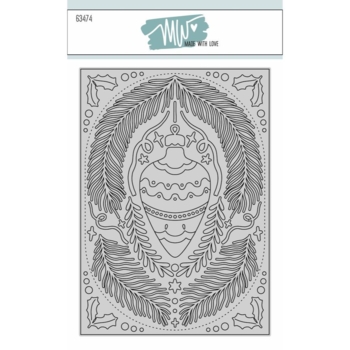 Dies Made With Love Christmas Card