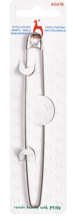 Pony maskeholder 13,8cm 8,00mm metal 60618