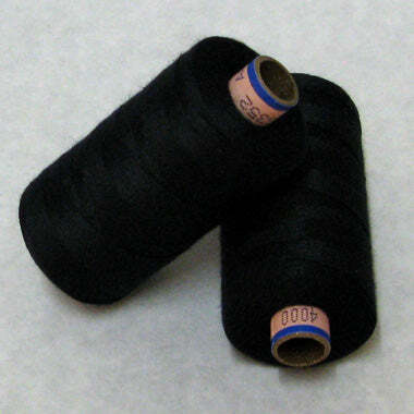 Perletråd SABA 50 sort 500m, 1 rul