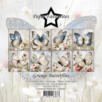 Paper Favourites Paper Pack "Grunge Butterflies" PF561