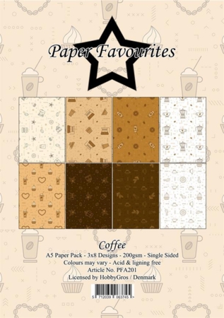 Paper Favourites Paper Pack "Coffee" PFA201