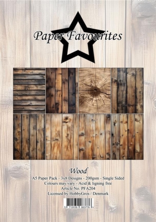 Paper Favourites Paper Pack "Wood" PFA204