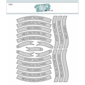 Dies Made With Love Tillykke Banners