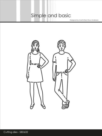 Simple and Basic die "Boy & Girl" SBD632