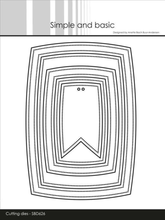 Simple and Basic die "A6/A7 Barrel frames" SBD626