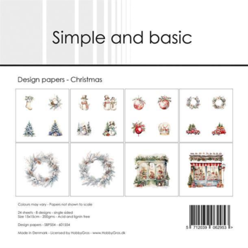 Simple and Basic Design Papers "Christmas" SBP554