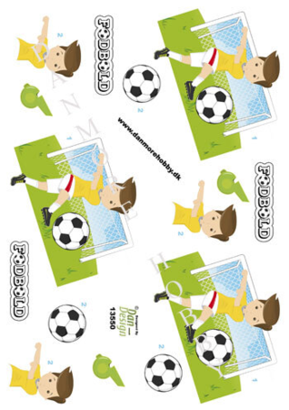 3D ark Dan-design fodbold drenge