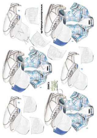 3D ark Dan-Design drengetøj og tekst
