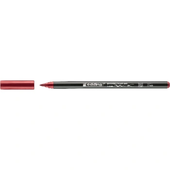 EDDING 4200 Porcelænstusser, 1-4mm crimson m. rød