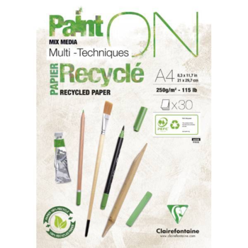 CLAIREFONTAINE PAINT-ON REC.A4 250g