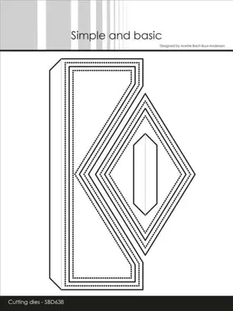 Simple and Basic die "A6 Gatefold and pocket" SBD638