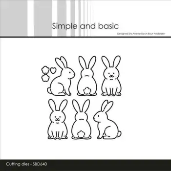 Simple and Basic die "Easter bunnies" SBD640