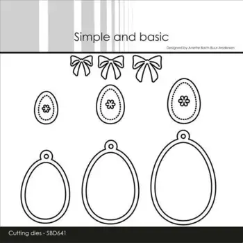 Simple and Basic die "Easter eggs" SBD641